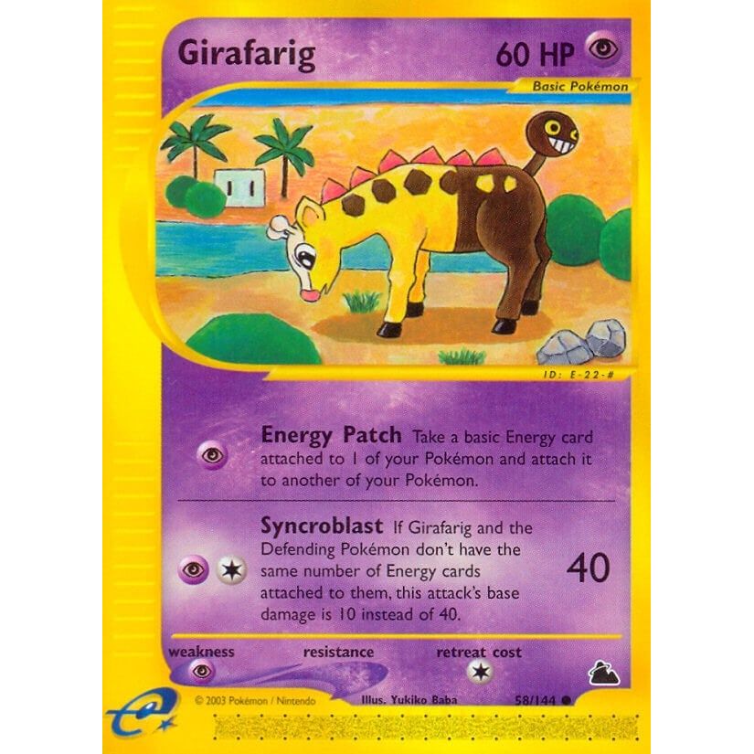 Image for Girafarig (058/144) (SK) - Pokemon