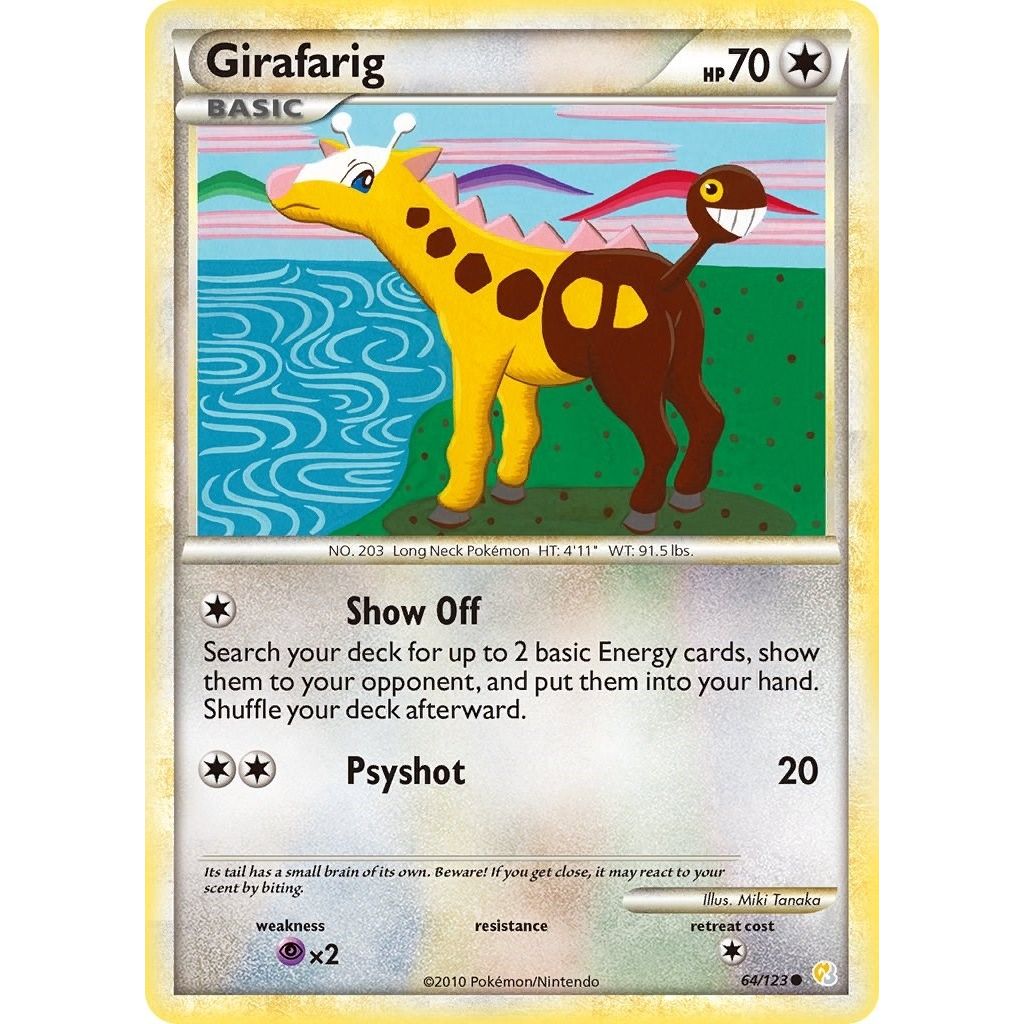 Image for Girafarig (64/123) (HS) - Pokemon