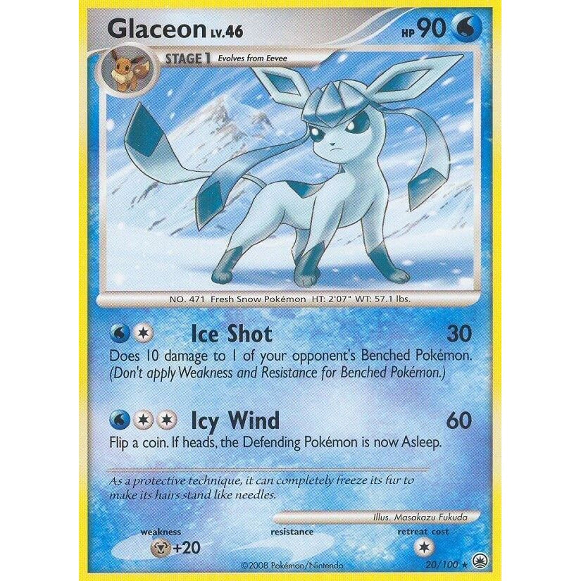 Image for Glaceon (20) (20/100) (MD) - Pokemon