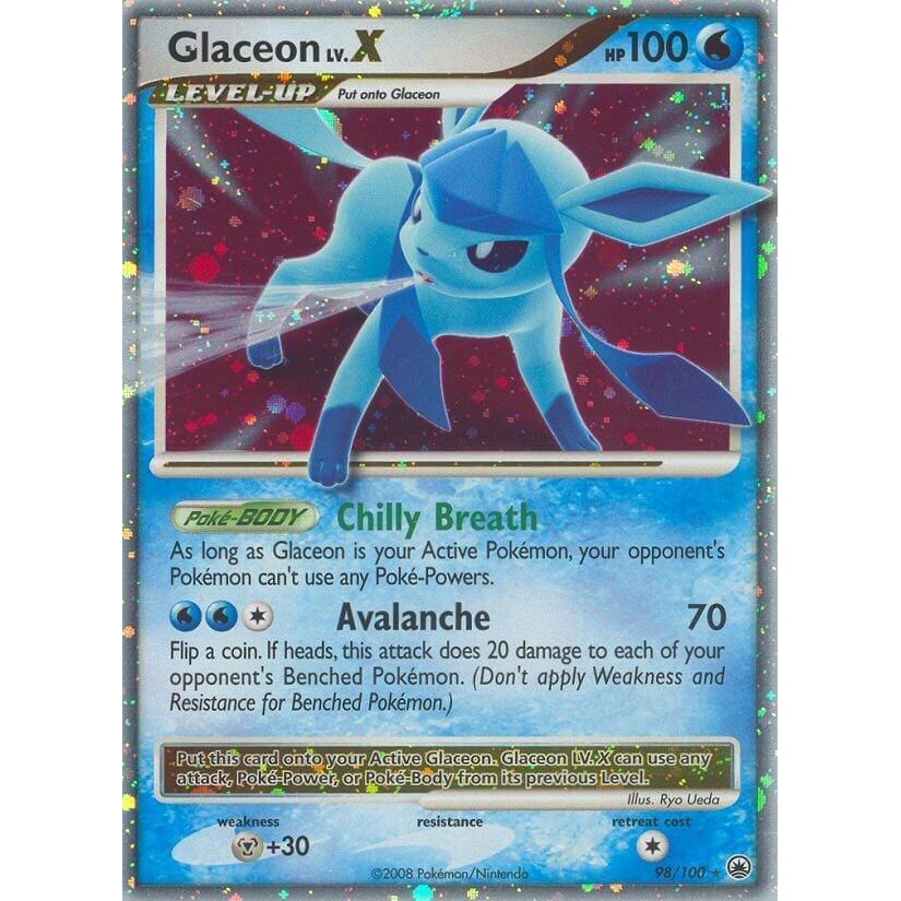 Image for Glaceon LV.X (98/100) (MD) - Pokemon