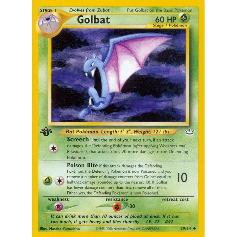 Image for Golbat (29/64) (N3) - Pokemon