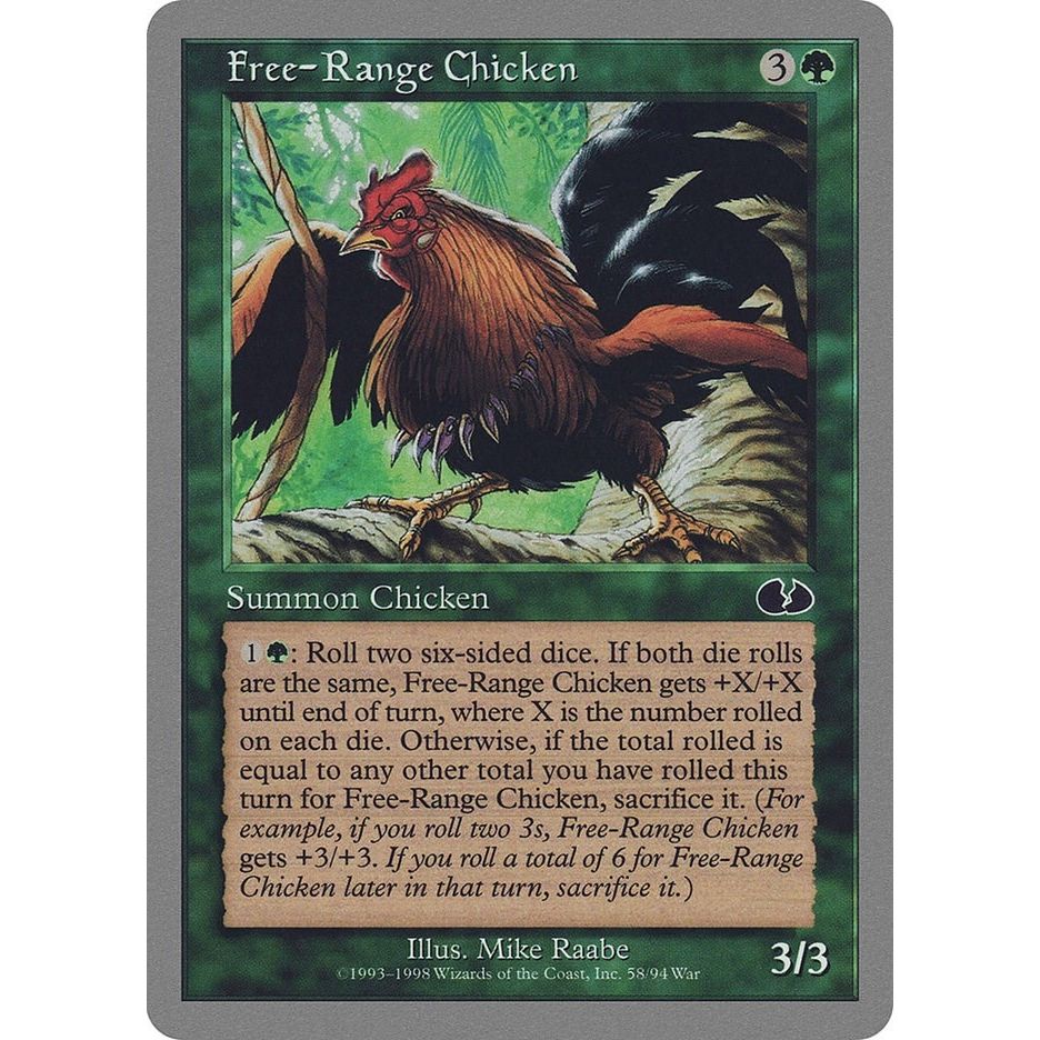 Image for Free-Range Chicken (58) (UGL) - Magic: The Gathering