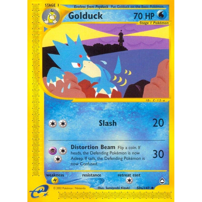 Image for Golduck (50a) (050a/147) (AQ) - Pokemon