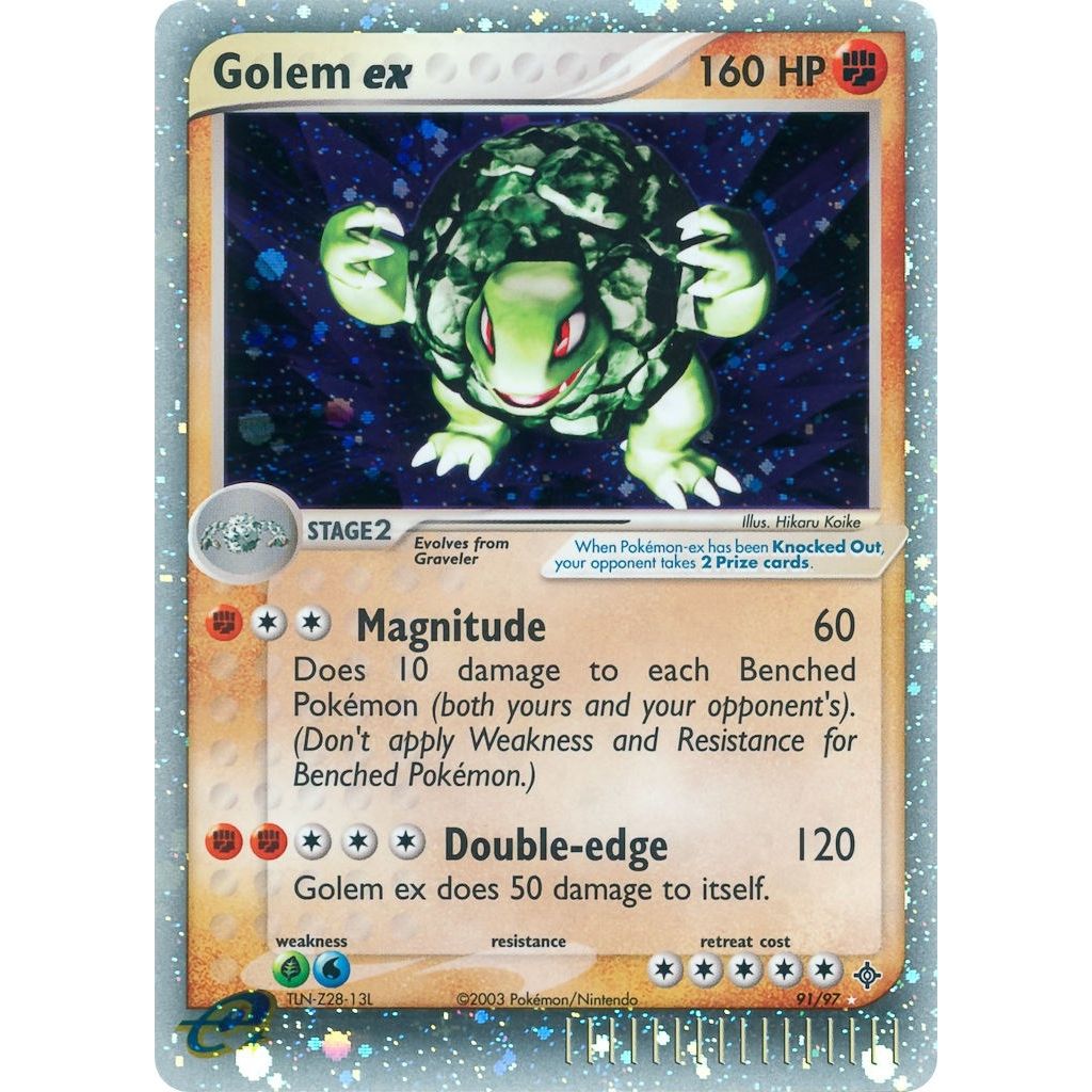 Image for Golem ex (91/97) (DR) - Pokemon