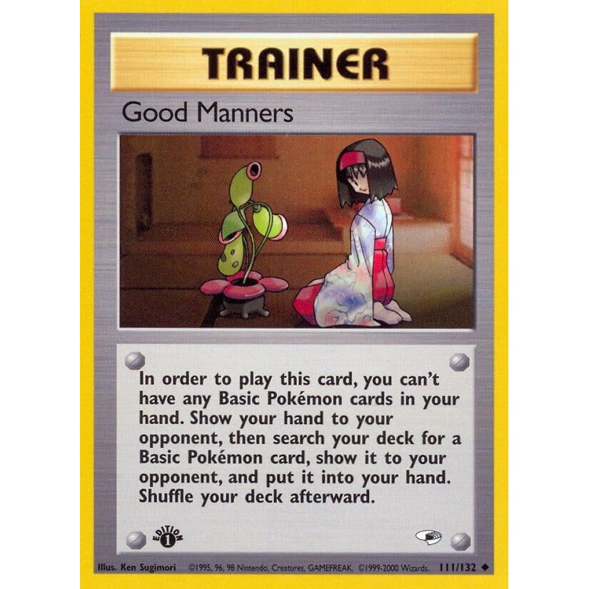 Image for Good Manners (111/132) (G1) - Pokemon