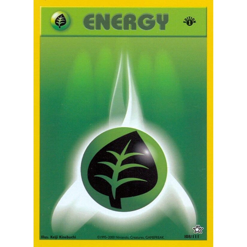 Image for Grass Energy (108/111) (N1) - Pokemon