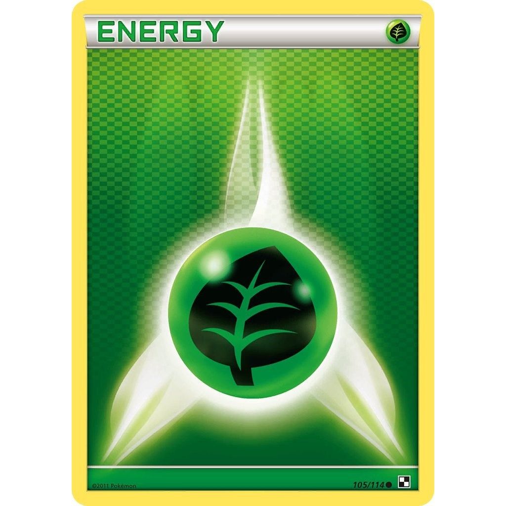 Image for Grass Energy (105/114) (BLW) - Pokemon