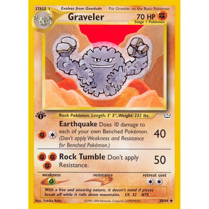 Image for Graveler (30/64) (N3) - Pokemon