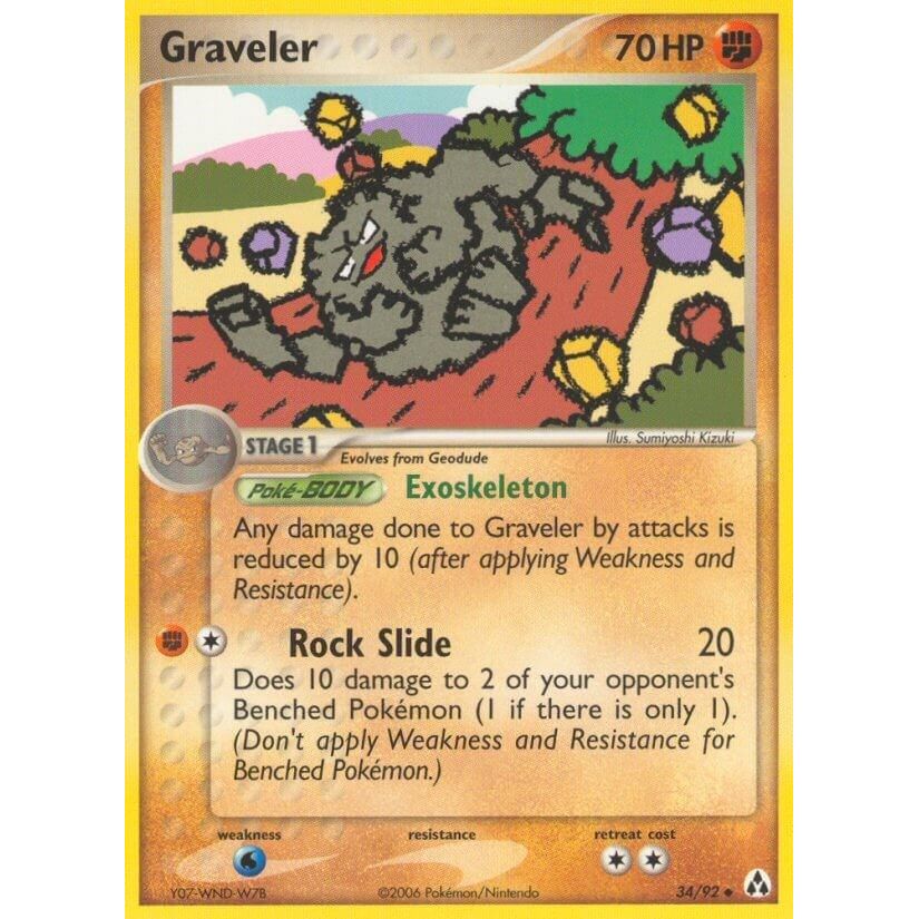 Image for Graveler (34/92) (LM) - Pokemon