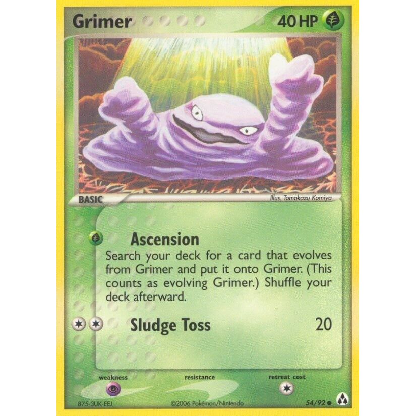 Image for Grimer (54/92) (LM) - Pokemon