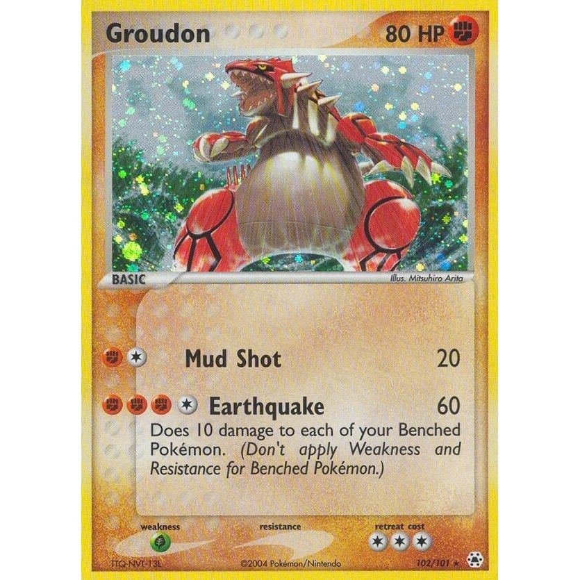 Image for Groudon (102/101) (HL) - Pokemon