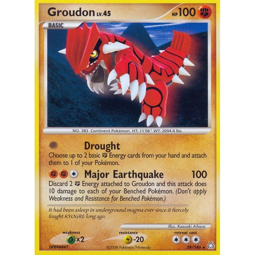 Image for Groudon (29/146) (LA) - Pokemon