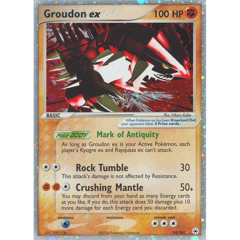 Image for Groudon ex (93/101) (HL) - Pokemon