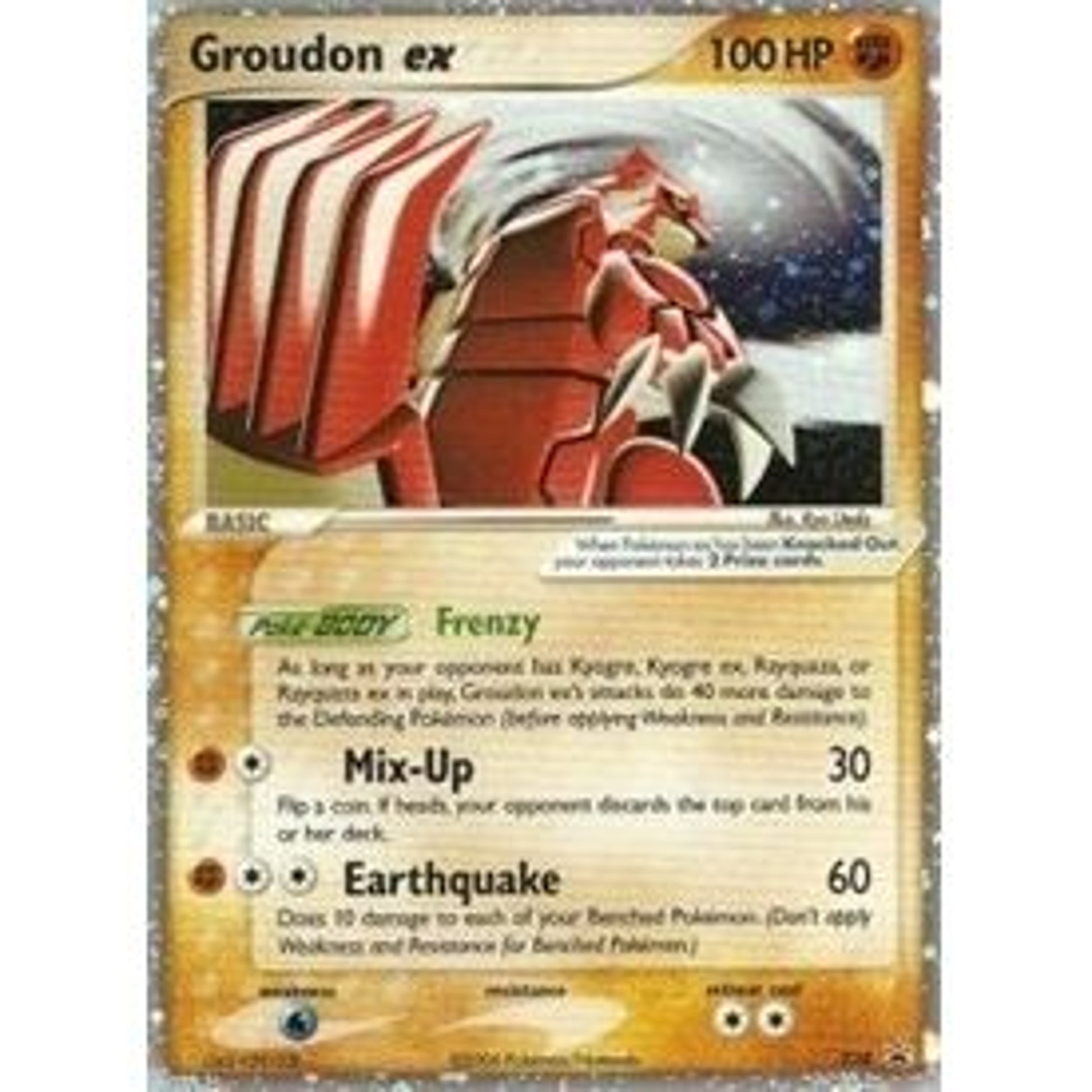 Image for Groudon ex - 038 (EX Collector's Tins) (038) (PR) - Pokemon