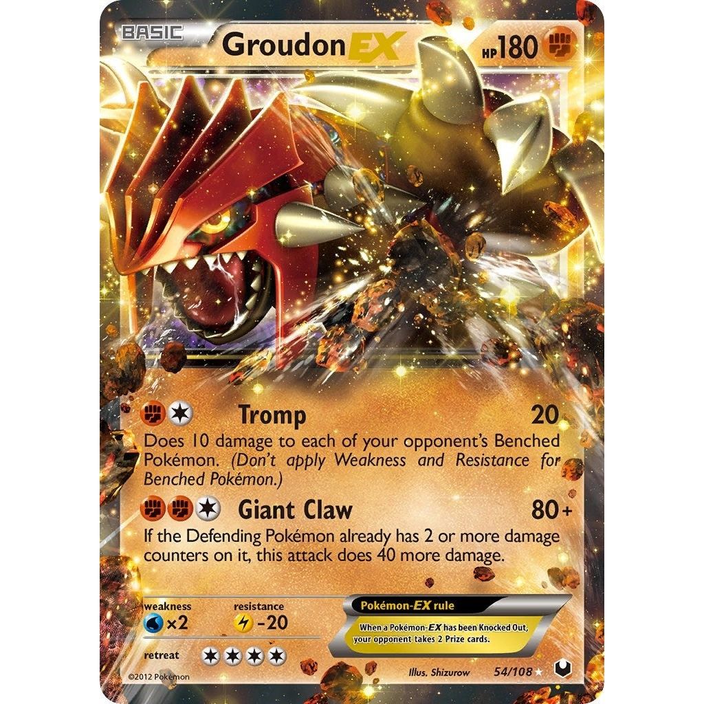 Image for Groudon EX (54/108) (DEX) - Pokemon