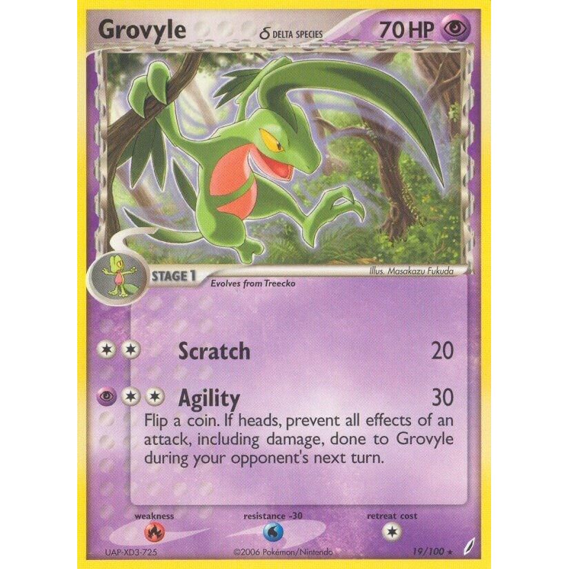 Image for Grovyle (Delta Species) (19/100) (CG) - Pokemon