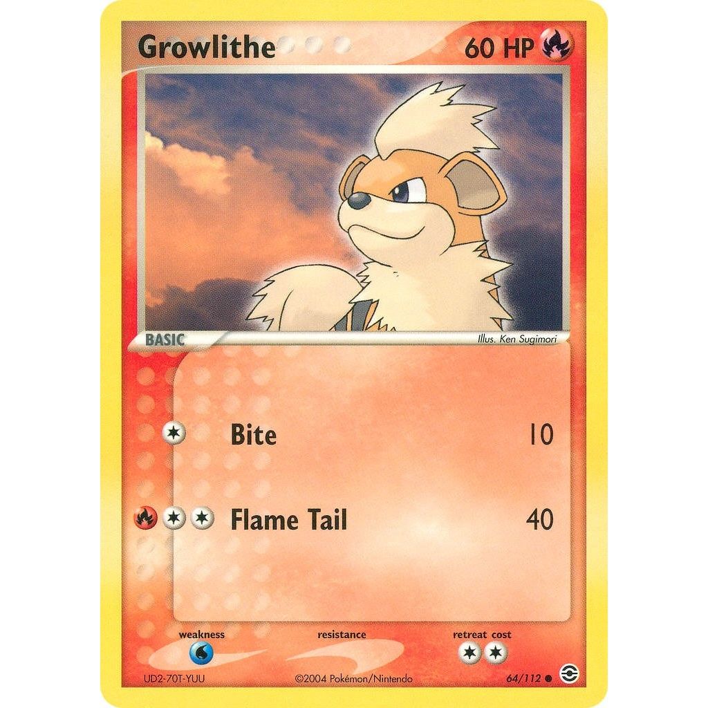 Image for Growlithe (64/112) (RG) - Pokemon