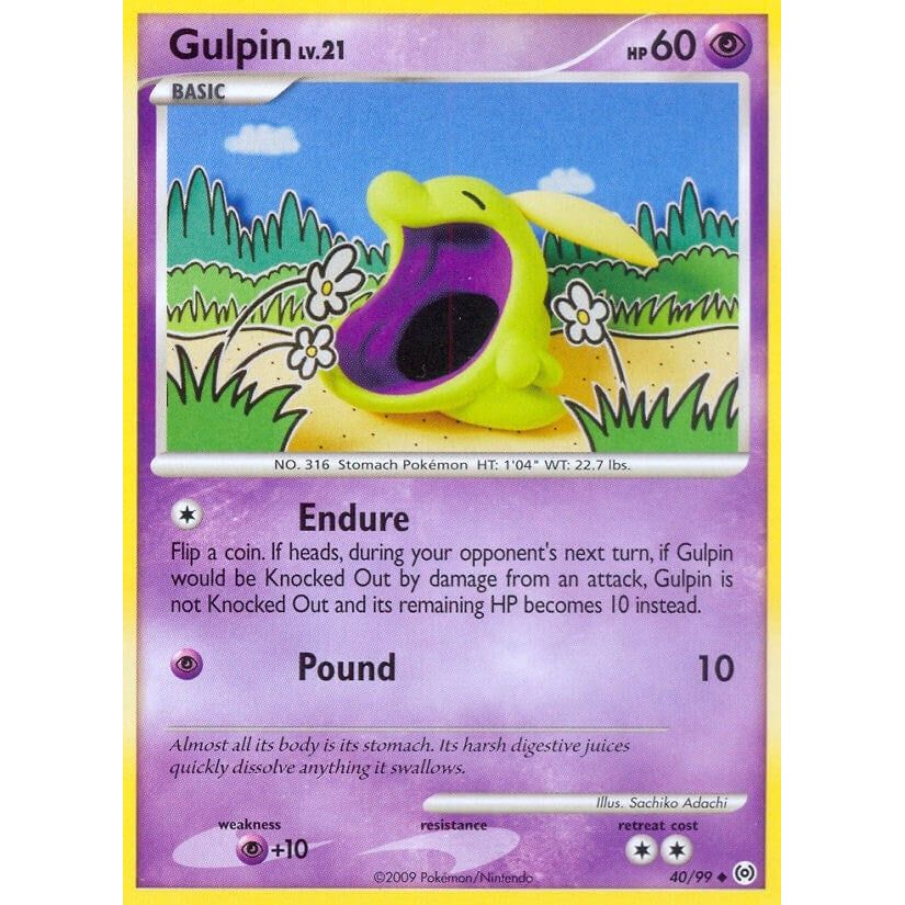 Image for Gulpin (40) (40/99) (AR) - Pokemon