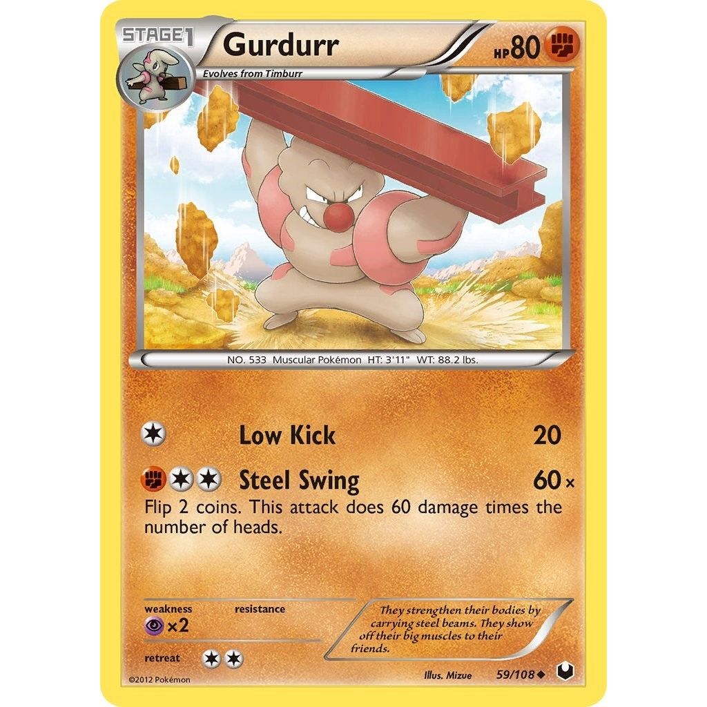 Image for Gurdurr (59/108) (DEX) - Pokemon
