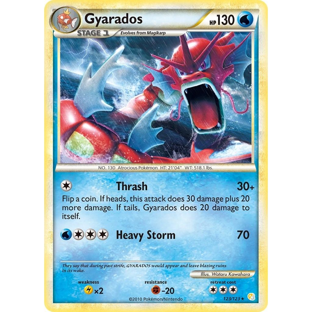 Image for Gyarados (Red) (123/123) (HS) - Pokemon