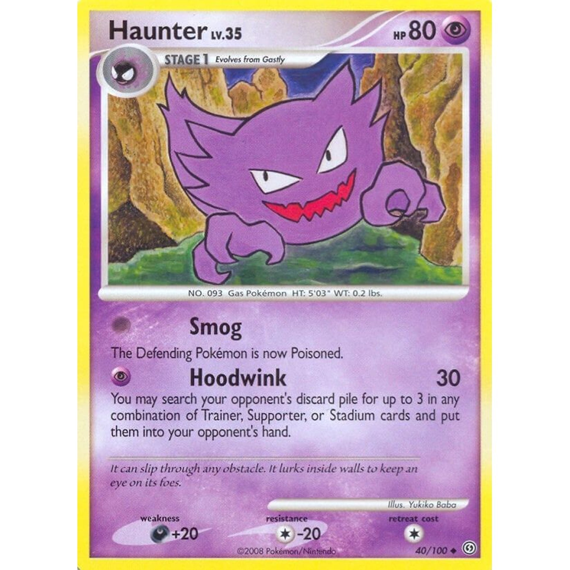 Image for Haunter (40/100) (SF) - Pokemon
