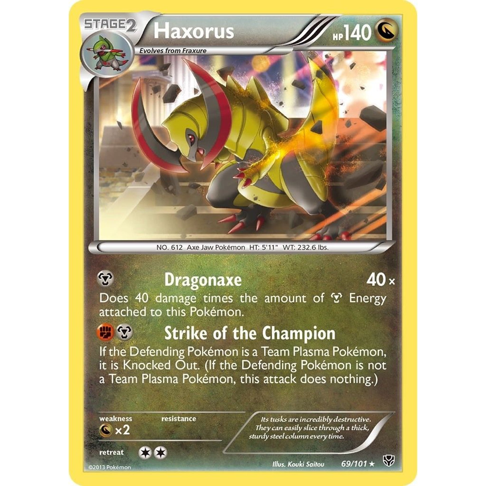 Image for Haxorus (69/101) (PLB) - Pokemon