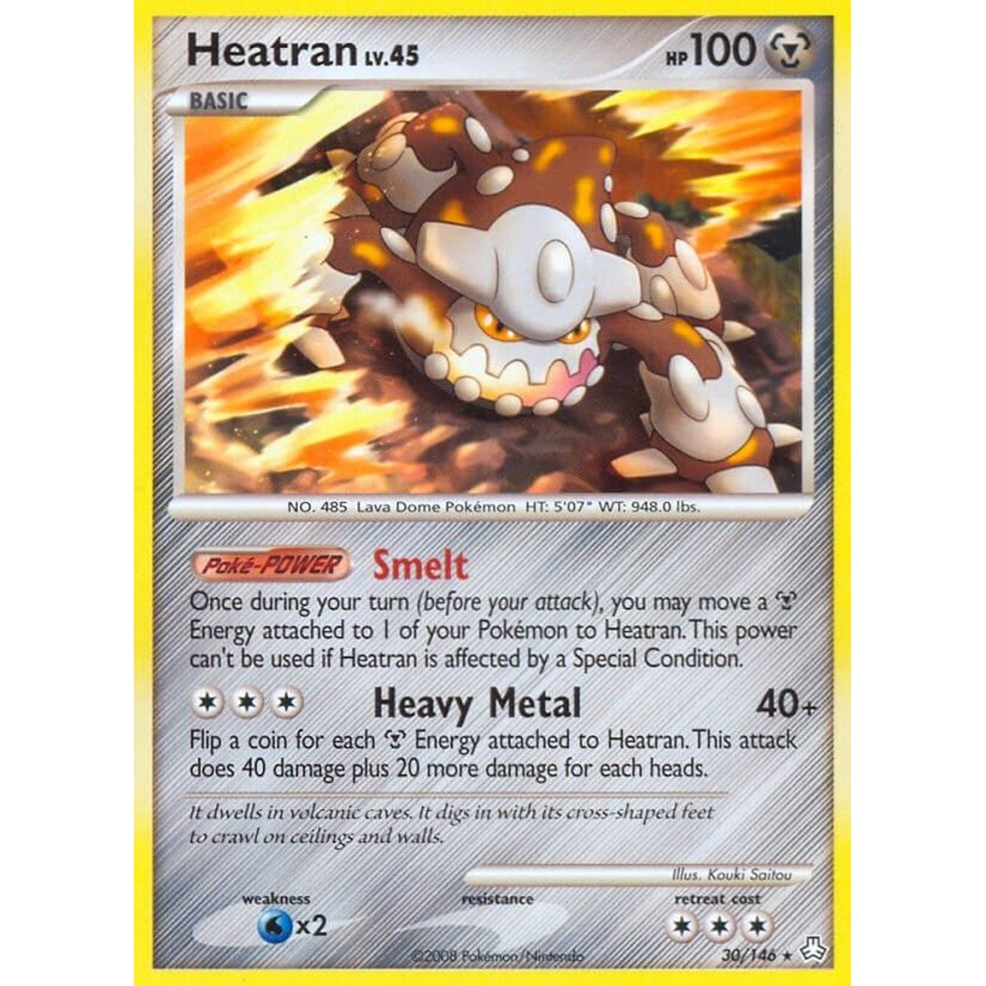 Image for Heatran (30) (30/146) (LA) - Pokemon
