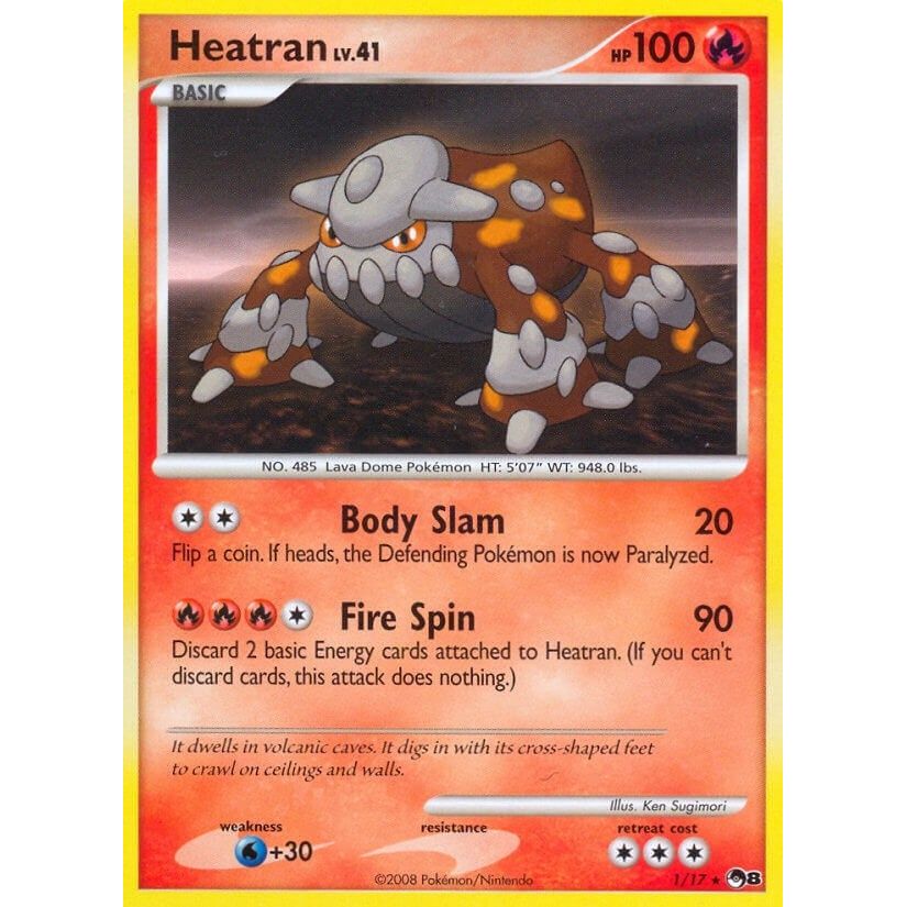 Image for Heatran (001/017) (POP) - Pokemon
