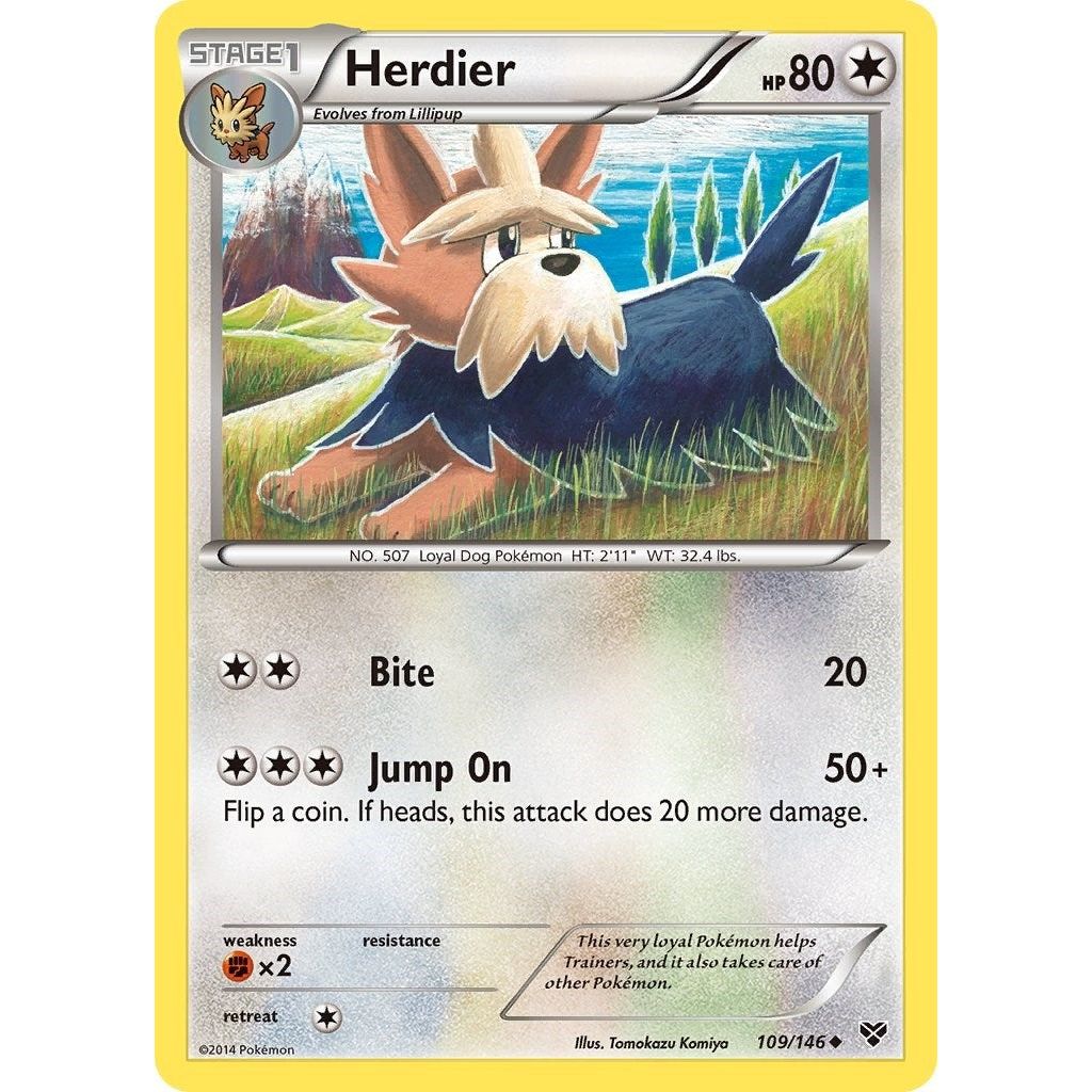 Image for Herdier (109/146) (XY) - Pokemon
