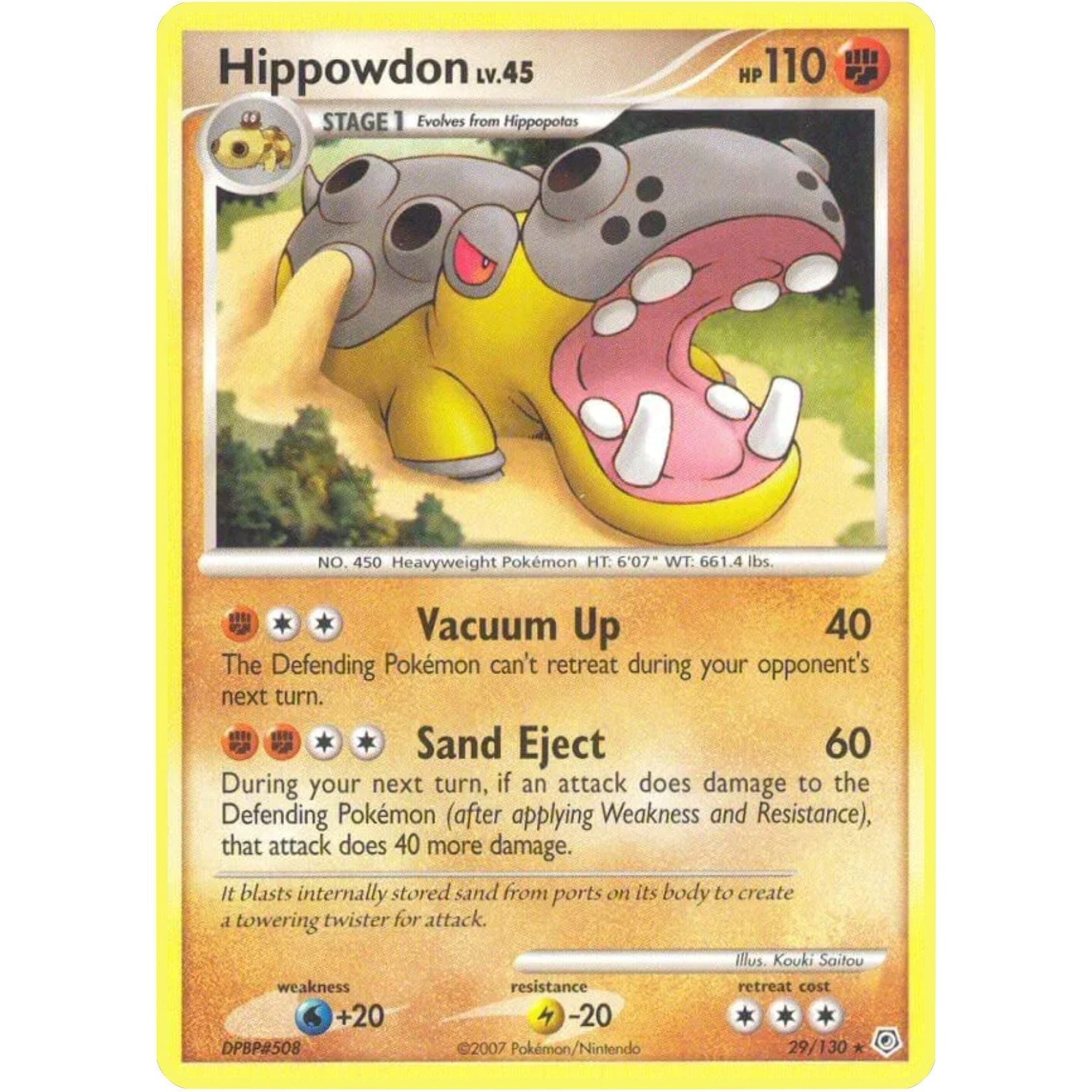 Image for Hippowdon (29/130) (DP) - Pokemon