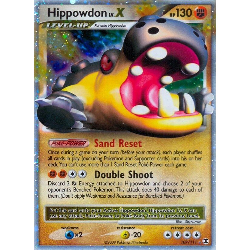 Image for Hippowdon Lv.X (107/111) (RR) - Pokemon