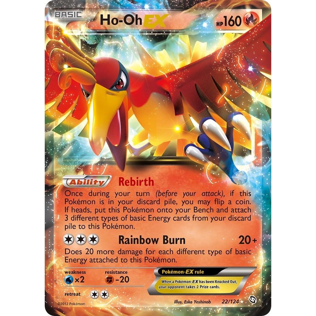 Image for Ho-Oh EX (22/124) (DRX) - Pokemon