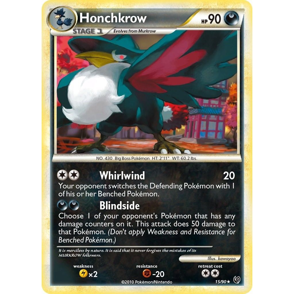 Image for Honchkrow (15) (15/90) (UD) - Pokemon