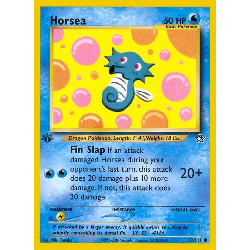Image for Horsea (062/111) (N1) - Pokemon