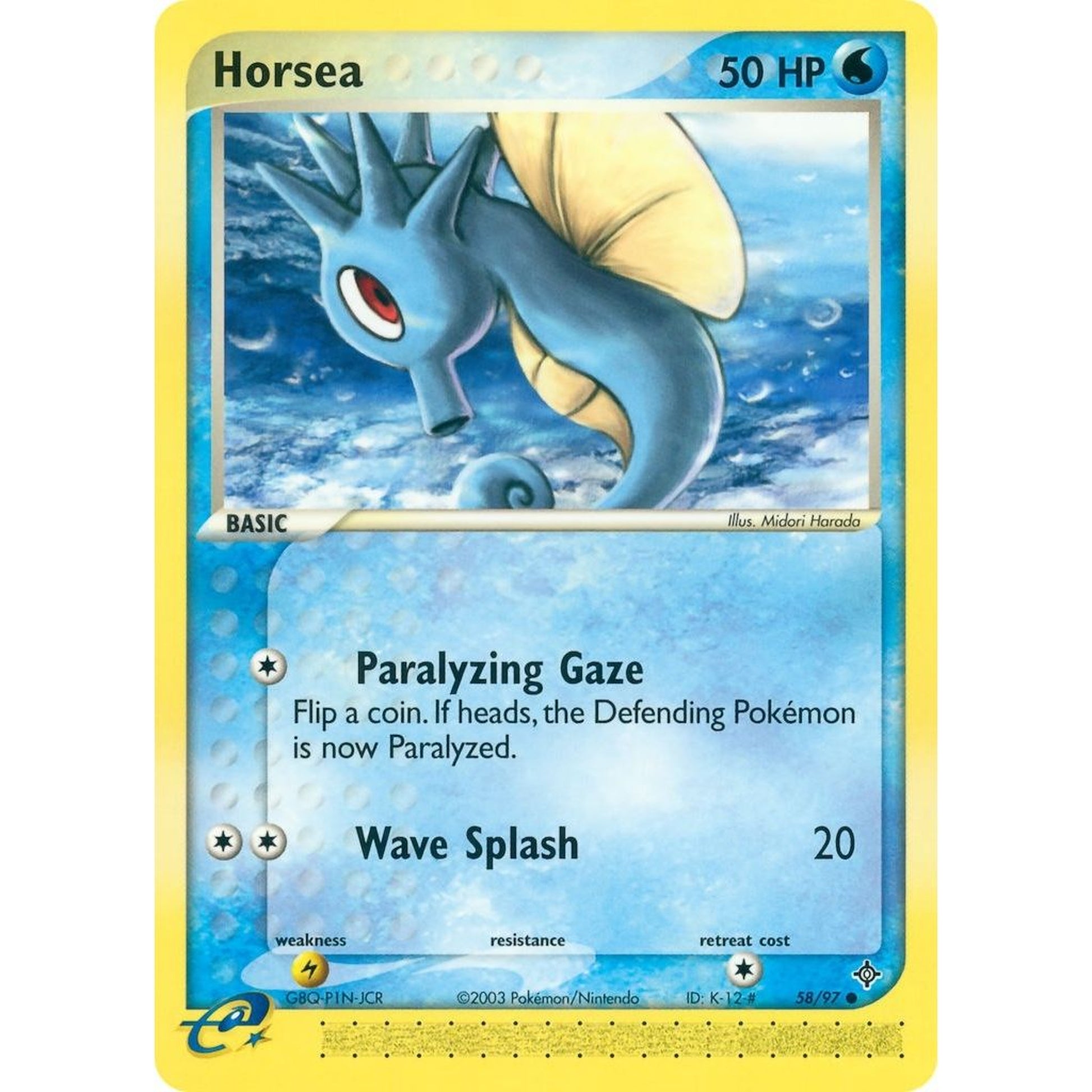 Image for Horsea (58/97) (DR) - Pokemon