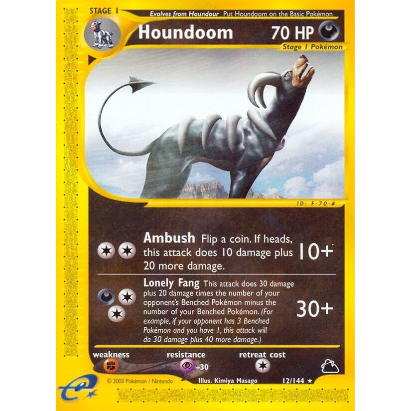 Image for Houndoom (12) (012/144) (SK) - Pokemon