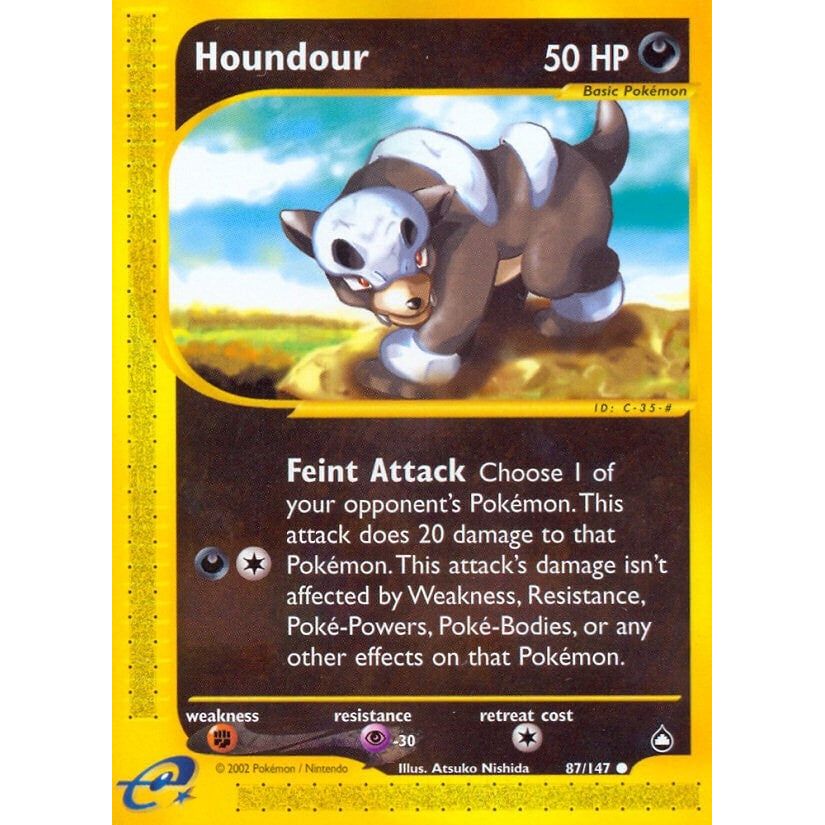 Image for Houndour (87) (087/147) (AQ) - Pokemon