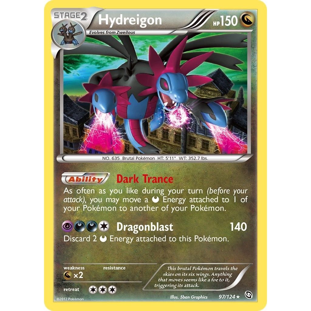 Image for Hydreigon (97) (97/124) (DRX) - Pokemon