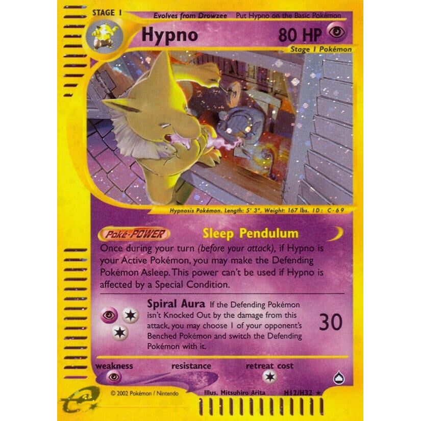 Image for Hypno (H12) (H12/H32) (AQ) - Pokemon
