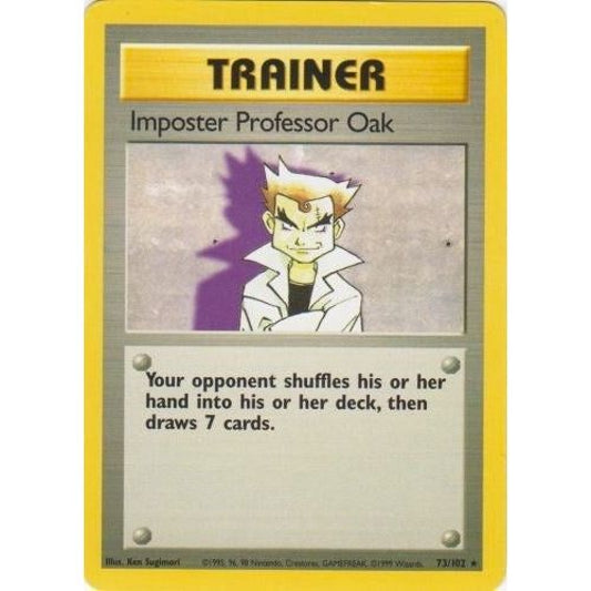 Image for Imposter Professor Oak (073/102) (BS) - Pokemon