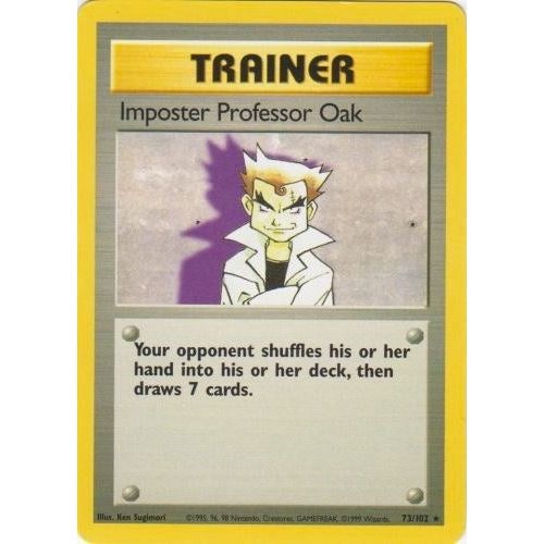 Image for Imposter Professor Oak (073/102) (BS) - Pokemon