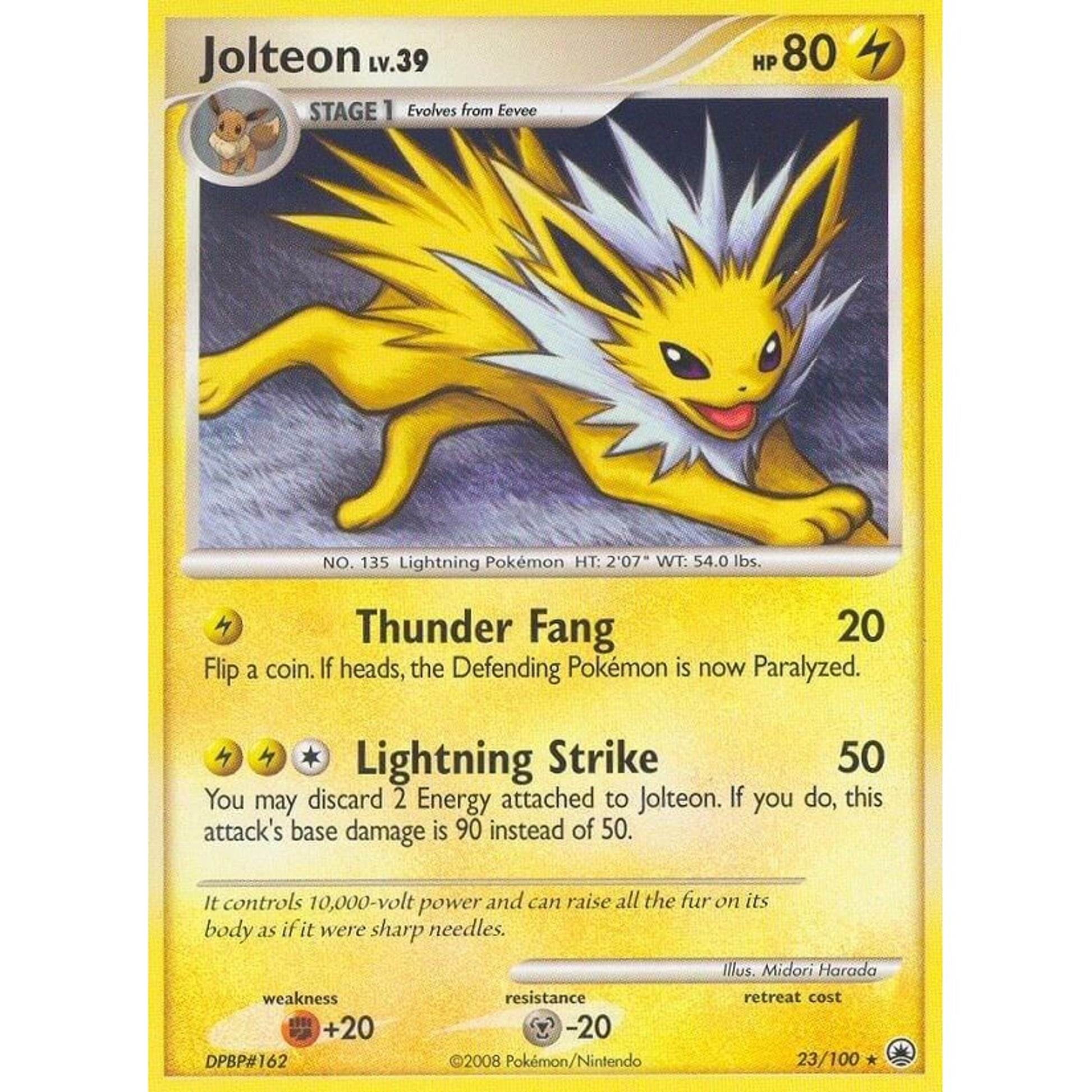 Image for Jolteon (23/100) (MD) - Pokemon