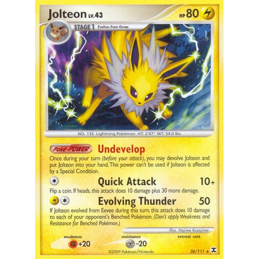 Image for Jolteon (26/111) (RR) - Pokemon