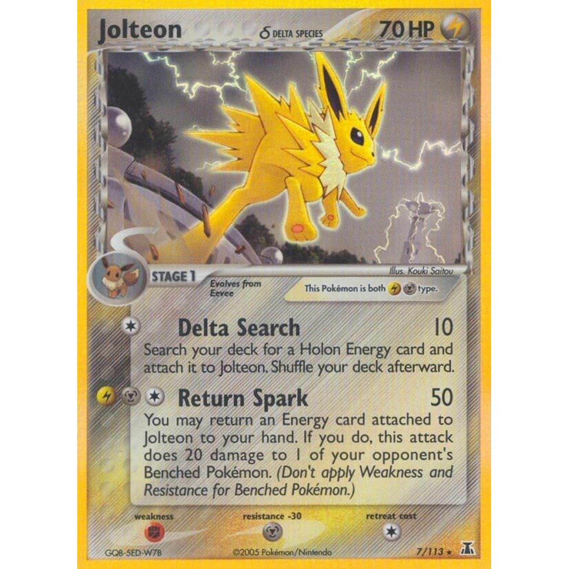 Image for Jolteon (Delta Species) (7/113) (DS) - Pokemon