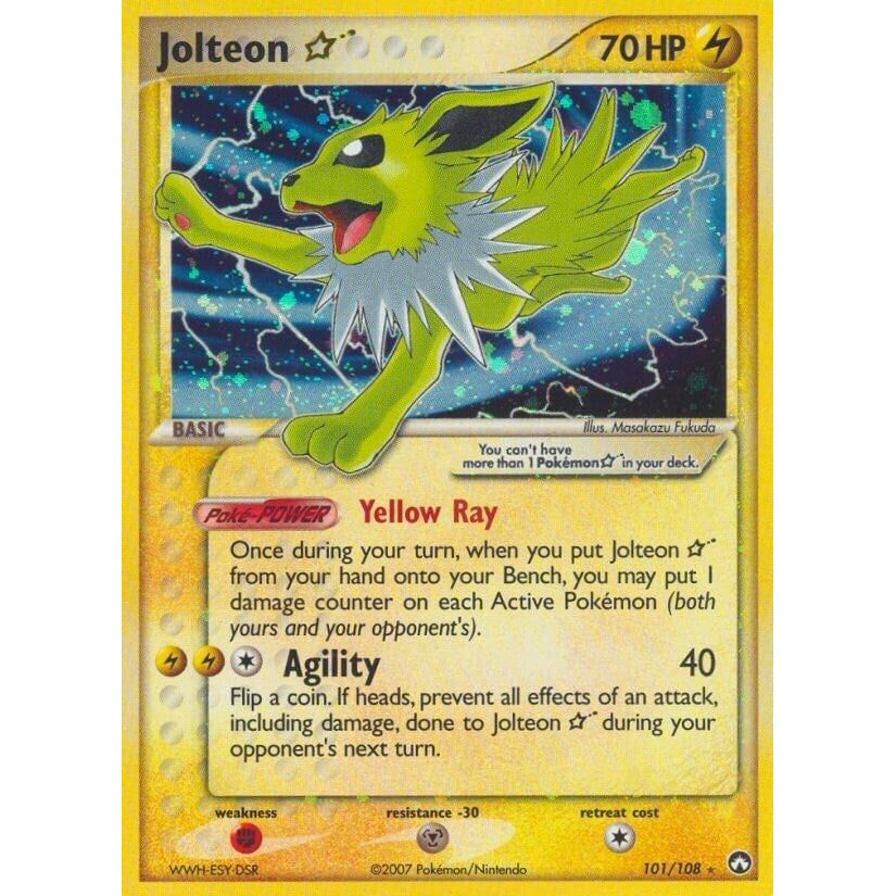 Image for Jolteon Star (101/108) (PK) - Pokemon