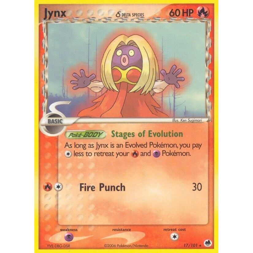 Image for Jynx (Delta Species) (17/101) (DF) - Pokemon
