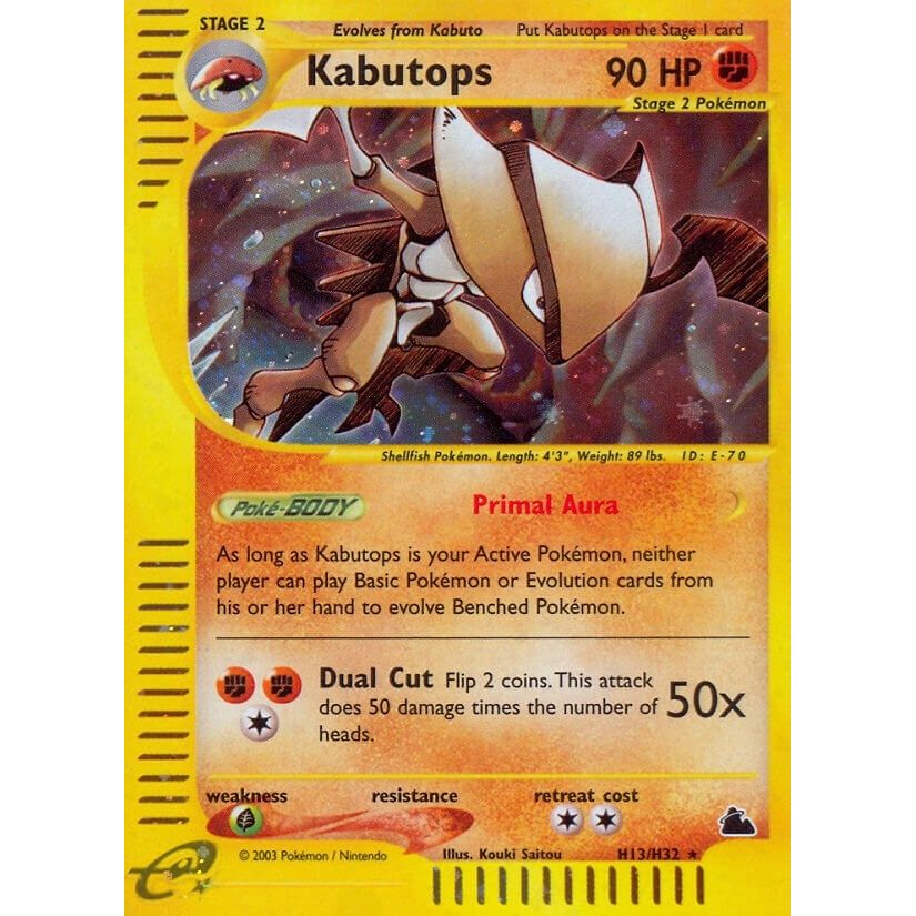 Image for Kabutops (H13) (H13/H32) (SK) - Pokemon