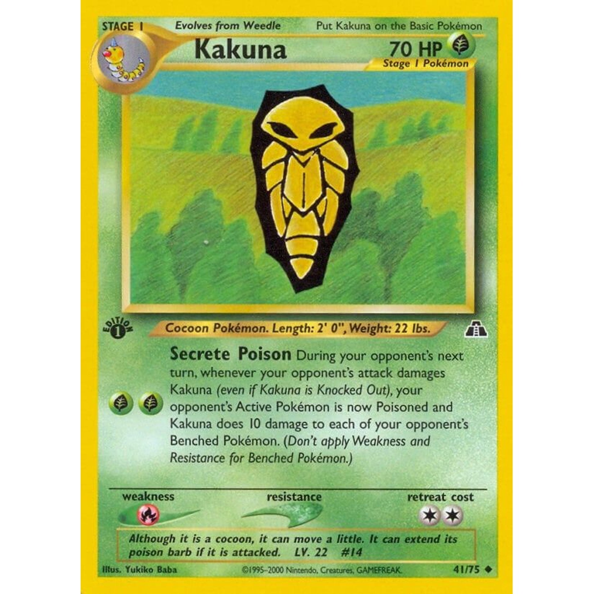 Image for Kakuna (41/75) (N2) - Pokemon