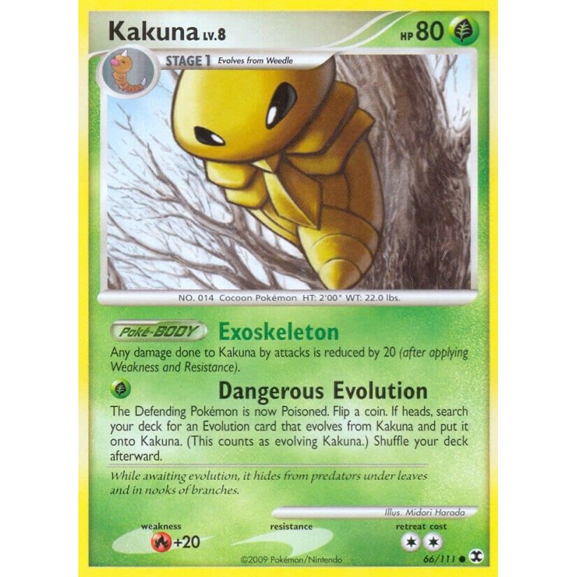 Image for Kakuna (66/111) (RR) - Pokemon