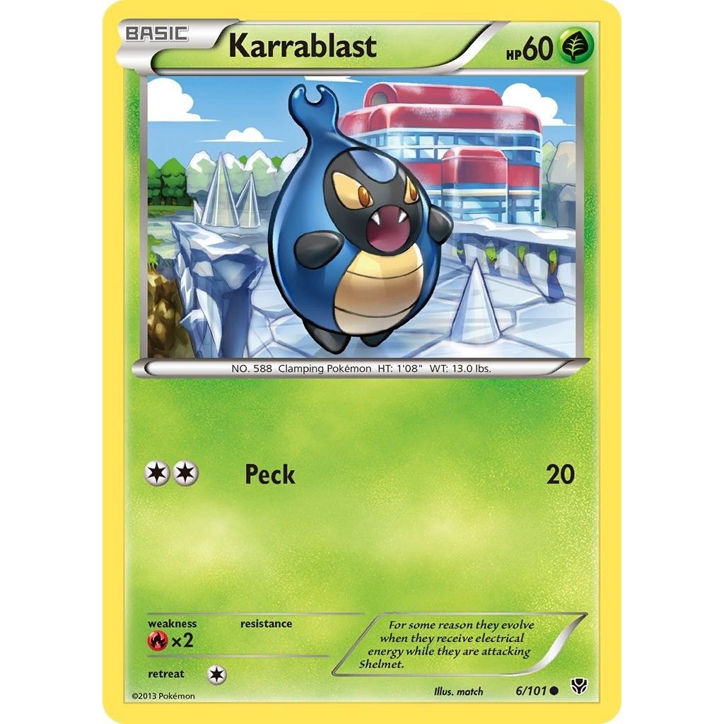 Image for Karrablast (6/101) (PLB) - Pokemon